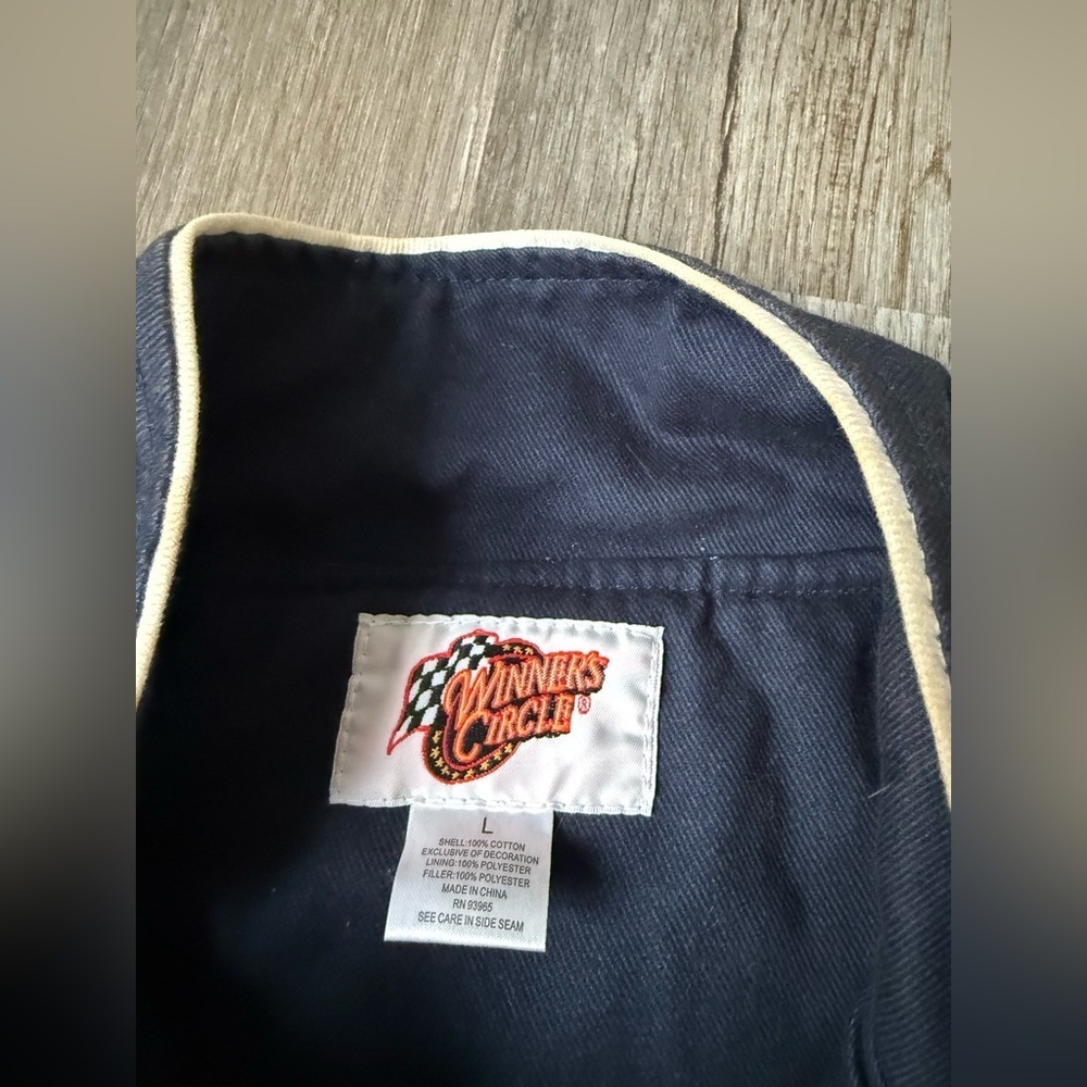 VTG Dale Earnhardt Jr #8 Jacket Budweiser Nascar Winners Circle Red Size M L - Picture 5 of 16